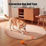 Large-sized pet toy ball, dog ball, smart toy for medium and large dogs, automatically moves, rotates, and bounces, E-TPU material, exercise dog toy, keeps them busy