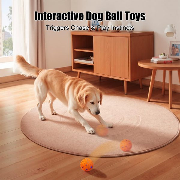 Large-sized pet toy ball, dog ball, smart toy for medium and large dogs, automatically moves, rotates, and bounces, E-TPU material, exercise dog toy, keeps them busy