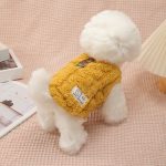 Pet Clothing, Dog Vest, Autumn And Winter Warm Clothes, Sleeveless, Comfortable, with Traction Buckle