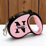 1pc Retractable Dog Leash - Customizable Name with Self-Defined Letter Design - Ergonomic Handle - 196.85inch Anti-Tangle Dog Leash - Made of Durable PP Material and Strong Nylon Strap, Available in Six Colors - Suitable for Small Dogs - A New Year's