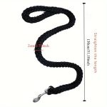 Heavy-Duty Braided Dog Leash - 4ft, Non-Slip Grip, Adjustable Length for Safe Training & Comfortable Walks