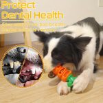 1pc Carrot-Shaped Chew Toy | Durable Nylon Dog Toy Suitable for All Breed Sizes, Ideal for Interactive Play with Pets