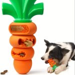 1pc Carrot-Shaped Chew Toy | Durable Nylon Dog Toy Suitable for All Breed Sizes, Ideal for Interactive Play with Pets