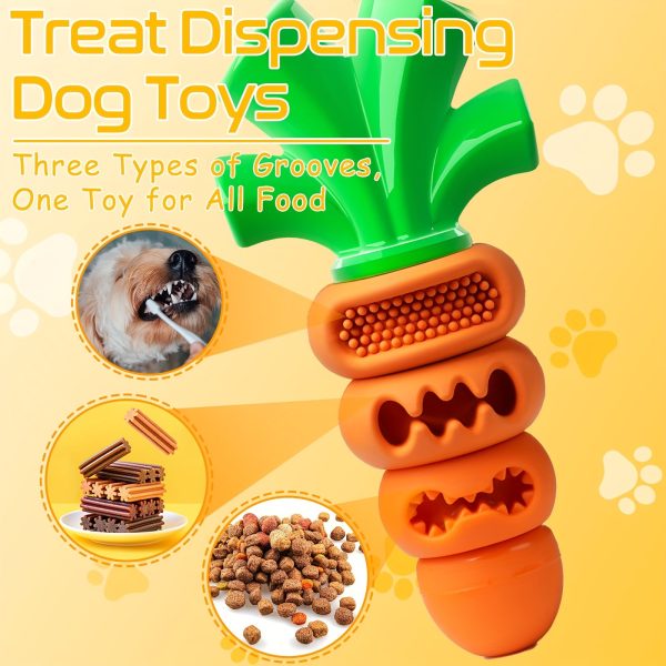 1pc Carrot-Shaped Chew Toy | Durable Nylon Dog Toy Suitable for All Breed Sizes, Ideal for Interactive Play with Pets