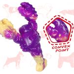 Dog Chew and Teething Toy, Colorful Animal-shaped Dog Chew, Grooved Design for Applying Treats, Enhances Pet Entertainment, Suitable for Mediumu002Flarge Breed Dogs