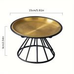 Anti-Flipping Cat Food Bowl Nordic Cat Bowl Pet Bowl Tall Iron Stand Stainless Steel Cat Food Bowl Snack Can Plate Anti-Cervical Spondylosis