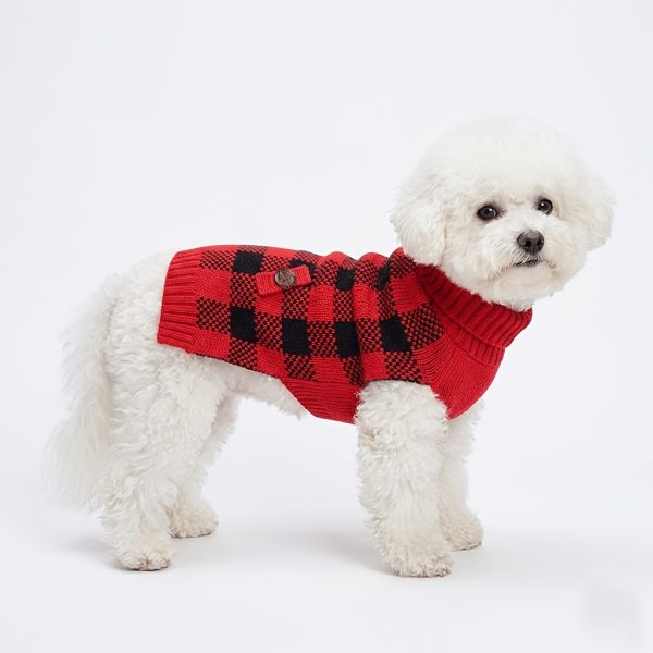 Medium Dog Sweaters for Girls Boys, Dog Sweater Vest Pullover Puppy Warm Winter Pet Sweaters Dog Sweaters Knitwear Dog Sweatshirt Doggie Sweaters for Dogs Teddy, Schnauzer Chihuahua, Bulldog, Dachshund, Pug, Yorkie