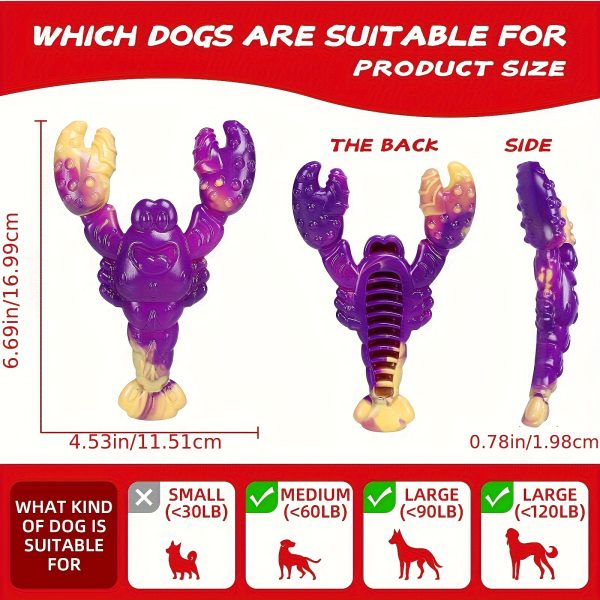 Dog Chew and Teething Toy, Colorful Animal-shaped Dog Chew, Grooved Design for Applying Treats, Enhances Pet Entertainment, Suitable for Mediumu002Flarge Breed Dogs