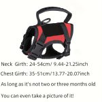 600D Cat Tactical Vest Pet Chest Strap Vest Type Puppy Cat Training Clothing Small Dog Vest