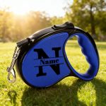 1pc Retractable Dog Leash - Customizable Name with Self-Defined Letter Design - Ergonomic Handle - 196.85inch Anti-Tangle Dog Leash - Made of Durable PP Material and Strong Nylon Strap, Available in Six Colors - Suitable for Small Dogs - A New Year's