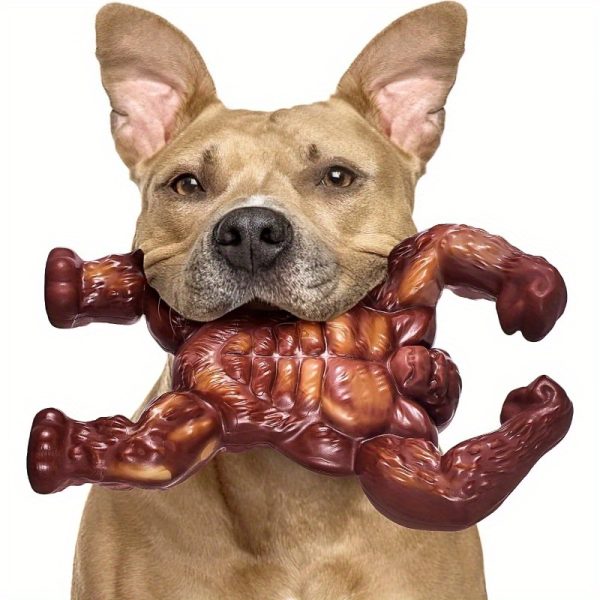 Ultra Bite-Resistant Joint Dog Chew Toy - Realistic Beef Flavor Durable Rubber Chew Stick, Suitable for Medium to Large Dogs, Safe Teething Training Gift, Beneficial for Gum Health, Ideal for Chewing Dogs, Dog Chew Toys, Durable Dog Chew Toys