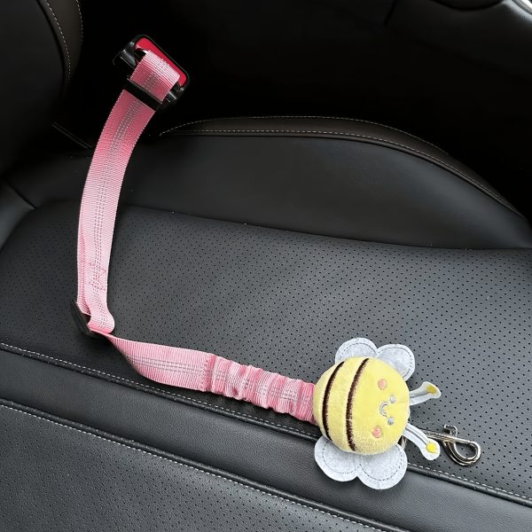 1pc 1pcs Retractable Dog & Cat Car Leash Belt - Reflective Safety Tether with Elastic Webbing, Suitable for Pets, Hand Washable Suitable for Dogs and Cats, Vehicle Restraint System, Leash for Car Travel, Tether for Moving Vehicles