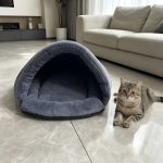 New Plush Gray Cat Bed, Suitable for All Seasons, Small Dog House, Comfortable and Soft Material