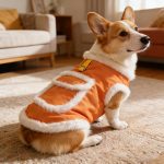 Spring And Autumn Pet Clothing with a Leash Ring, Yellow And Blue Pet Coat, Warm And Comfortable Vest for Cats And Small Dogs, Cat Jumpsuit That Keeps Pets Warm Without Restricting Their Movement, Available in Multiple Colors And Sizes