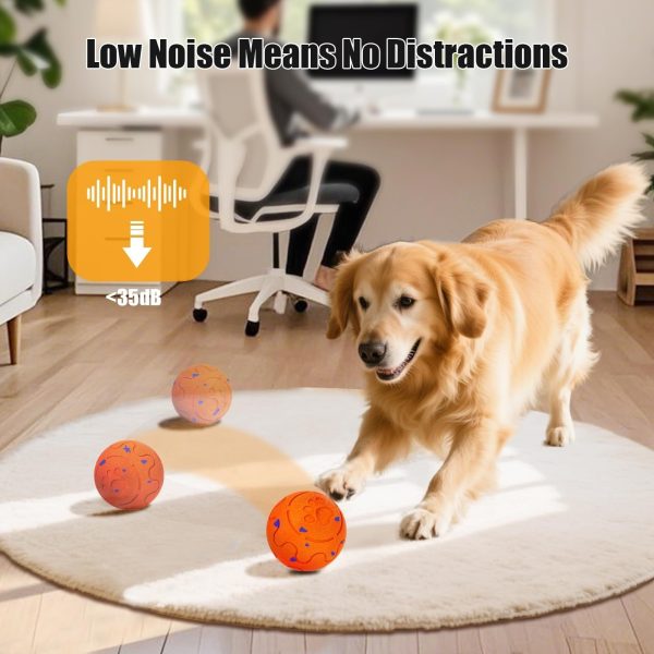 Large-sized pet toy ball, dog ball, smart toy for medium and large dogs, automatically moves, rotates, and bounces, E-TPU material, exercise dog toy, keeps them busy