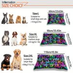 Extra-Large Plush Dog Sofa Bed with Colorful Maple Leaf Digital Print, Machine Washable Dog Bed Suitable for Small, Medium, And Large Dogs, Made of Soft And Breathable Thick Polyester