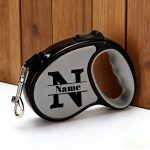 1pc Retractable Dog Leash - Customizable Name with Self-Defined Letter Design - Ergonomic Handle - 196.85inch Anti-Tangle Dog Leash - Made of Durable PP Material and Strong Nylon Strap, Available in Six Colors - Suitable for Small Dogs - A New Year's