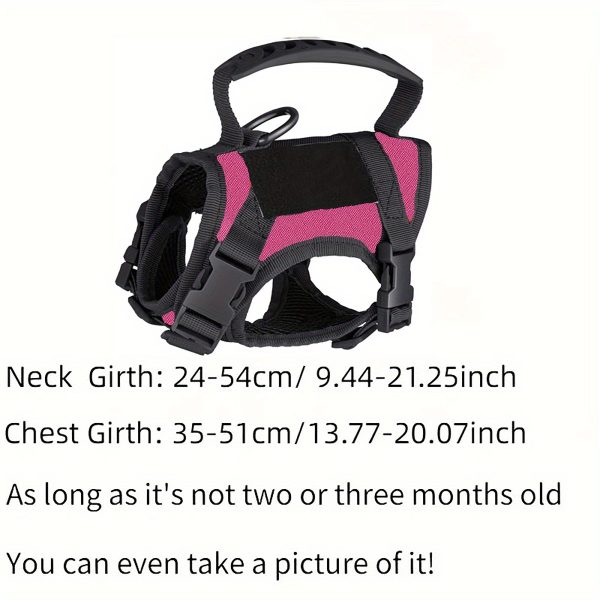 600D Cat Tactical Vest Pet Chest Strap Vest Type Puppy Cat Training Clothing Small Dog Vest
