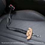 1pc 1pcs Retractable Dog & Cat Car Leash Belt - Reflective Safety Tether with Elastic Webbing, Suitable for Pets, Hand Washable Suitable for Dogs and Cats, Vehicle Restraint System, Leash for Car Travel, Tether for Moving Vehicles