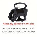 600D Cat Tactical Vest Pet Chest Strap Vest Type Puppy Cat Training Clothing Small Dog Vest