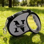 1pc Retractable Dog Leash - Customizable Name with Self-Defined Letter Design - Ergonomic Handle - 196.85inch Anti-Tangle Dog Leash - Made of Durable PP Material and Strong Nylon Strap, Available in Six Colors - Suitable for Small Dogs - A New Year's
