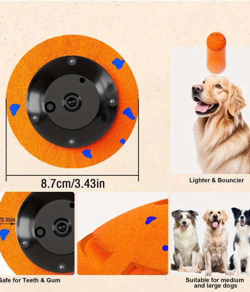 Large-sized pet toy ball, dog ball, smart toy for medium and large dogs, automatically moves, rotates, and bounces, E-TPU material, exercise dog toy, keeps them busy