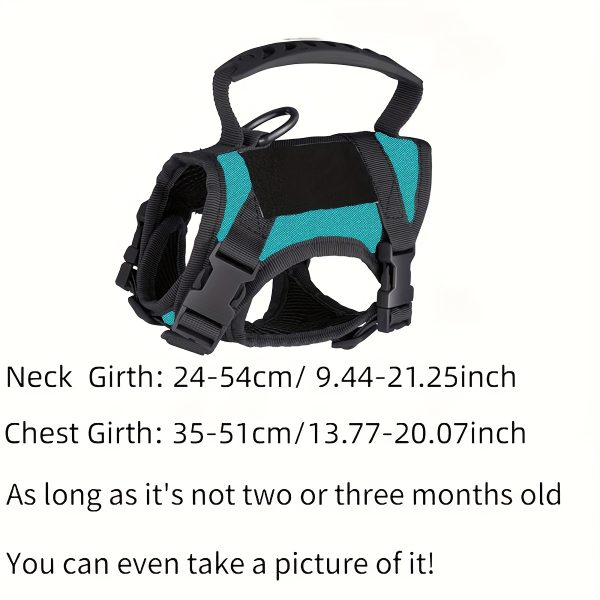 600D Cat Tactical Vest Pet Chest Strap Vest Type Puppy Cat Training Clothing Small Dog Vest