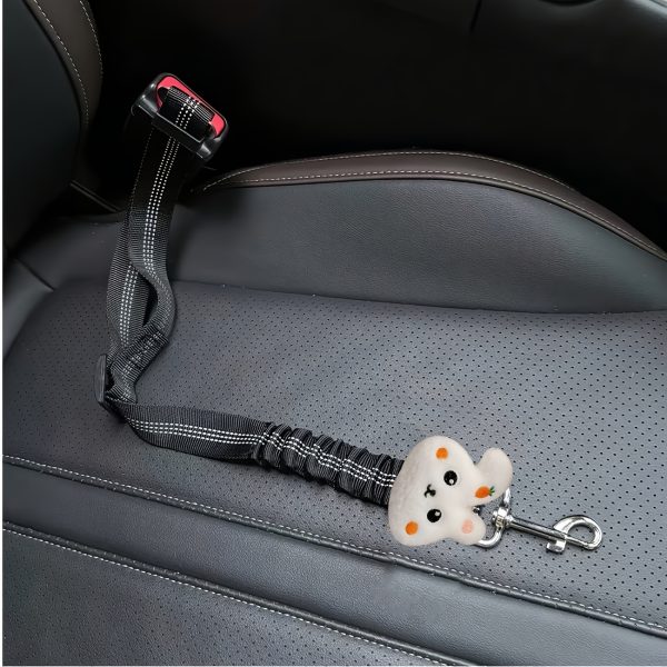 1pc 1pcs Retractable Dog & Cat Car Leash Belt - Reflective Safety Tether with Elastic Webbing, Suitable for Pets, Hand Washable Suitable for Dogs and Cats, Vehicle Restraint System, Leash for Car Travel, Tether for Moving Vehicles