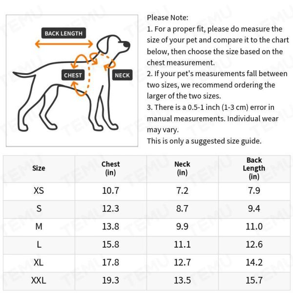 Pet Clothing, Dog Vest, Autumn And Winter Warm Clothes, Sleeveless, Comfortable, with Traction Buckle