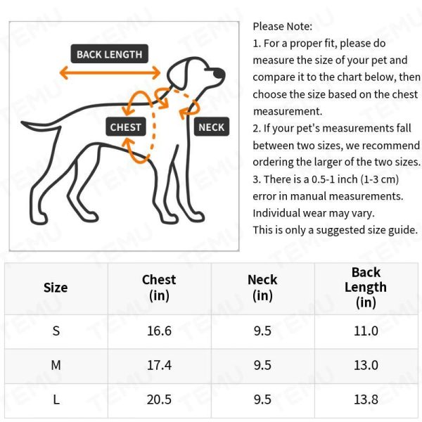 Spring And Autumn Pet Clothing with a Leash Ring, Yellow And Blue Pet Coat, Warm And Comfortable Vest for Cats And Small Dogs, Cat Jumpsuit That Keeps Pets Warm Without Restricting Their Movement, Available in Multiple Colors And Sizes
